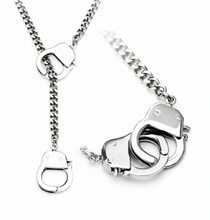 Load image into Gallery viewer, Handcuff Necklace Pendant Unisex Stainless Steel <br>SP1
