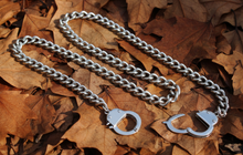 Load image into Gallery viewer, Handcuff Necklace Pendant Unisex Stainless Steel <br>SP1