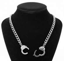 Load image into Gallery viewer, Handcuff Necklace Pendant Unisex Stainless Steel <br>SP1