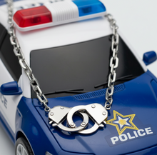 Load image into Gallery viewer, Women's Small 18mm Handcuff Necklace Open Link Chain Stainless Steel SP2