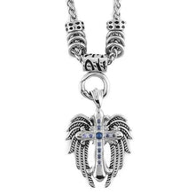 Load image into Gallery viewer, Angel Religious Jewelry Ladies Pendant Necklace Stainless Steel