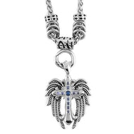 Angel Religious Jewelry Ladies Pendant Necklace Stainless Steel SP39