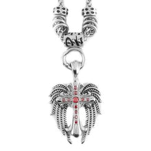 Load image into Gallery viewer, Angel Religious Jewelry Ladies Pendant Necklace Stainless Steel