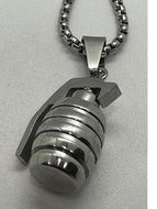 Pendent & Chain Stainless Steel Hang Grenade SP40