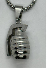 Load image into Gallery viewer, Pendent &amp; Chain Stainless Steel Hang Grenade