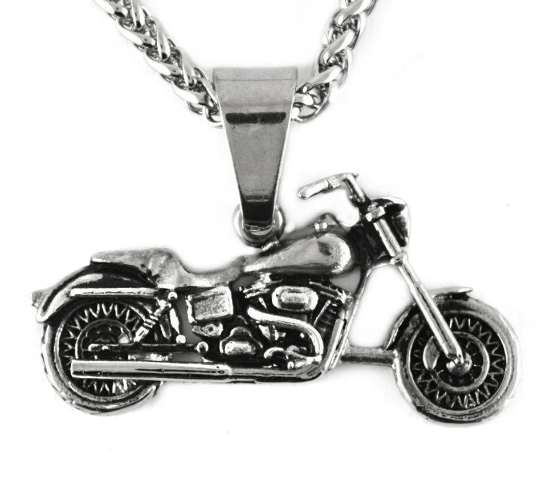 Heavy Metal Jewelry Motorcycle Biker Stainless Steel Pendant