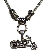 Heavy Metal Jewelry Ladies Motorcycle Biker Pendant Stainless Steel SP55