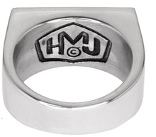 Load image into Gallery viewer, "VET" Signet Ring Unisex Veterans Military Ring Stainless Steel SR102