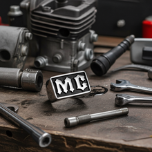 Load image into Gallery viewer, Heavy Metal Jewelry Men&#39;s MC Motorcycle Biker Ring Stainless Steel