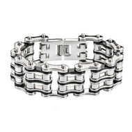 Men's 24mm Primary Motorcycle Bike Chain Bracelet Stainless Steel SB121