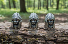 Load image into Gallery viewer, Big Indian Head Ring Men's Stainless Steel SR137