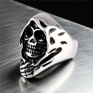 Grim Reaper Ring Unisex Stainless Steel Biker Ring SR14