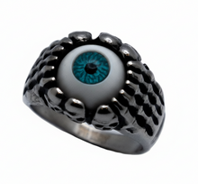 Load image into Gallery viewer, Eyeball Ring Unisex Biker Stainless Steel SR150