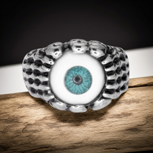 Load image into Gallery viewer, Eyeball Ring Unisex Biker Stainless Steel SR150