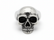 Load image into Gallery viewer, Small Skull Ring – Unisex Stainless Steel Biker Jewelry SR16