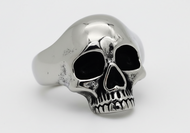 Small Skull Ring Unisex Biker Jewelry Stainless Steel SR16