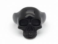Small Black Skull Ring Black Stainless Steel Biker Gothic Jewelry Unisex SR177