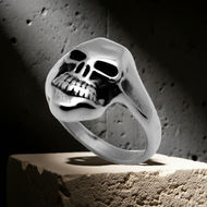 Joker Skull Ring Men’s Stainless Steel Biker Ring SR17