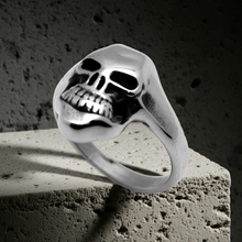 Load image into Gallery viewer, Joker Skull Ring Men’s Stainless Steel Biker Ring SR17