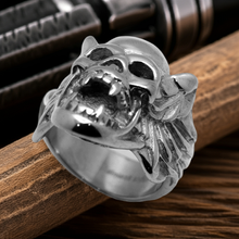 Load image into Gallery viewer, Gargoyle Skull Ring Men&#39;s Stainless Steel SR18