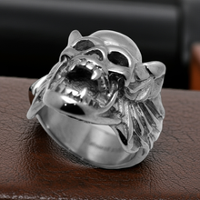 Load image into Gallery viewer, Gargoyle Skull Ring Men&#39;s Stainless Steel SR18