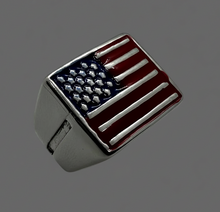 Load image into Gallery viewer, United States of America Flag Ring Men's Stainless Steel 8-13 SR190