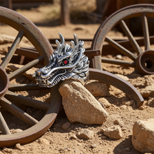 Load image into Gallery viewer, Huge Dragon Ring Men&#39;s Stainless Steel Large Sizes