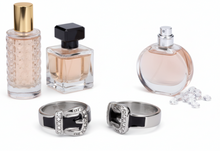 Load image into Gallery viewer, Belt Buckle Ring Ladies Biker Bling Stainless Steel (6 Colors) SR201