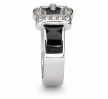 Load image into Gallery viewer, Belt Buckle Ring Ladies Biker Bling Stainless Steel (6 Colors) SR201