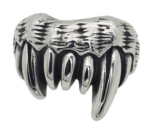 Load image into Gallery viewer, Men&#39;s Fang Vampire Ring Stainless Steel SR217