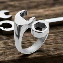 Load image into Gallery viewer, Wrench Ring Mechanic&#39;s Stainless Steel (Men&#39;s) SR32