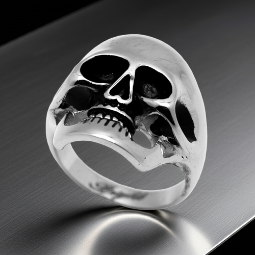 Large Skull Ring Men's Stainless Steel SR36