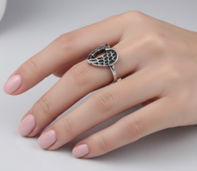 Load image into Gallery viewer, Mini Angel Wings Ring Ladies Stainless Steel SR51