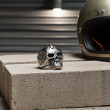 Load image into Gallery viewer, Spider Skull Ring Biker Jewelry Men&#39;s Stainless Steel SR56