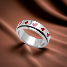 Load image into Gallery viewer, Cherries on a Spinner Ring Biker Jewelry Stainless Steel SR71