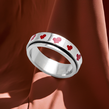 Load image into Gallery viewer, Cherries on a Spinner Ring Biker Jewelry Stainless Steel SR71