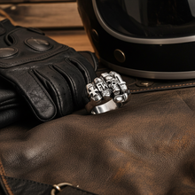 Load image into Gallery viewer, "FTW" Fist Ring Unisex Biker Ring Stainless Steel SR72