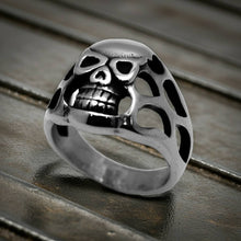 Load image into Gallery viewer, Open Skull Ring Biker Stainless Steel Ring SR7