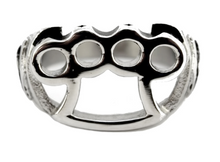 Load image into Gallery viewer, Knuckles Ring in Stainless Steel Biker Ring SR96