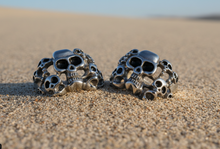 Load image into Gallery viewer, Skulls &amp; more Skulls Ring Stainless Steel Biker Ring SR97