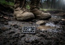 Load image into Gallery viewer, "USMC" Signet Ring MARINES Stainless Steel Unisex Military Ring SR98