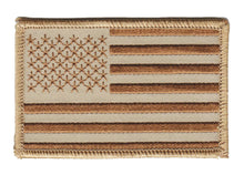 Load image into Gallery viewer, Tan USA Flag Military Patch Two Sizes    image 1