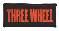 Three Wheel Biker Patch  image 1
