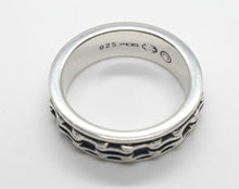 Load image into Gallery viewer, Harley-Davidson® Spinner Bike Chain B&amp;S Logo Ring Sterling Silver  HDR0174 image 1