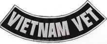 Load image into Gallery viewer, VIETNAM VET  Bottom Rocker   Motorcycle Military Patch    2 Color Choices    image 1