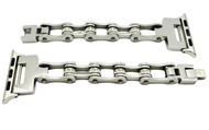 Bling Bike Chain Watch Band Polished Stainless Steel Motorcycle Watch Band W6
