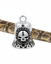 Load image into Gallery viewer, Harley Davidson® Willie G Skull Flames Ride Bell  HRB005 image 3