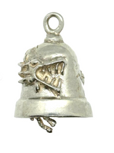 Load image into Gallery viewer, Sterling Silver Dragon Motorcycle Collectible Ride Bell Gremlin Bell