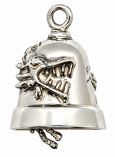 Load image into Gallery viewer, Sterling Silver Dragon Motorcycle Collectible Ride Bell Gremlin Bell