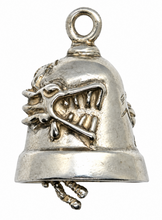 Load image into Gallery viewer, Sterling Silver Dragon Motorcycle Collectible Ride Bell Gremlin Bell